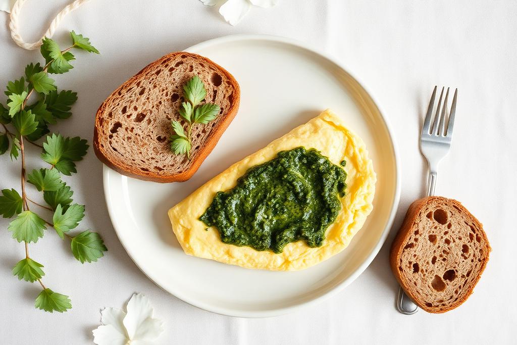 Pesto & Vegetable Omelette