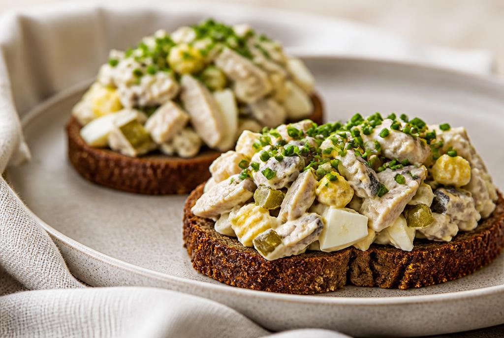 Mackerel, Egg & Pickled Cucumber Sandwiches